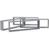  Kockaste zidne police 4 kom boja hrasta 100 x 15 x 30 cm drvene | Eponuda.ba