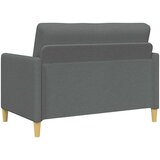  Set sofe s pohranom 2 kom. Tamnosiva Poliester - Tamnosiva 1-mjesta + 2-mjesta (110 cm) | shoptok.hr
