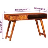  Pisaći stol od masivnog drva šišama 118 x 50 x 76 cm | shoptok.hr