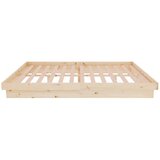  Okvir za krevet od masivnog drva 140 x 190 cm | shoptok.hr