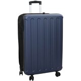 vidaXL Zložljiv kovček s trdo lupino 28"" Temno modra 50x30x76 cm ABS Cene