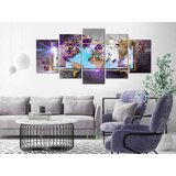  Slika - Abstract Map (5 Parts) Wide 100x50 | shoptok.hr