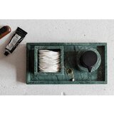 Mette Ditmer Denmark Temno zelen marmorni kopalniški organizator za vatke ali vatirane palčke Marble – | Shoptok.si