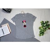  minnie mouse strukirana majica pepeljasta | Eponuda.com