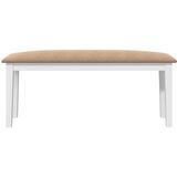  Klupa 110 cm bijela puna drvena guma | shoptok.hr