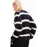 Desigual Pulover 'VINALOPO' crna / prljavo bijela | shoptok.hr