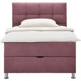 Mömax Postelja Boxspring Oviedo, Vinsko Rdeča, 140x200 | Shoptok.si