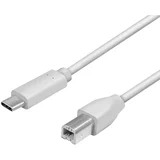 usb 2.0 type-c cable, c m to usb-b m, grey, 2 m, CU0161