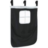  Zavjese za krevet na kat bijelo-crne poliesterske | shoptok.hr
