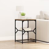 vidaXL Stranska miza Staro les 41x40x60 cm Izdelano les, (22007976) | Shoptok.si
