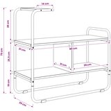  Konzolna stolica Staro drvo 80 x 35 x 75 cm Konstruirano drvo | Eponuda.com