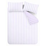 Sassy B Bijela/u boji lavande posteljina za krevet za jednu osobu 135x200 cm Stripe Tease – Cijene