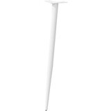  Noge za konzolni stol konusnog oblika 4 kom bijele 72-73 cm čelik | shoptok.hr