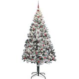  Umjetno božićno drvce Bijelo 240 cm PVC i Čelik i Plastika | shoptok.hr