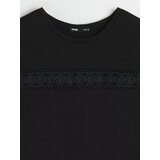 Sinsay Bluza s rupičastim umetkom | shoptok.hr