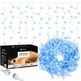 springos zavjesa s kapljicama, 500 LED, 20 m, plava i bijela | shoptok.hr