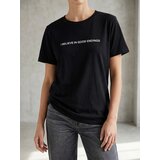 Sinsay Pamučna majica s natpisom | shoptok.hr