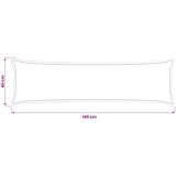  Presvlaka za jastuk 2 kom. HOUTEN Svjetloplava 40 x 145 cm | shoptok.hr