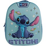 Luna Must Team 3D Stitch s motivom svemira zaobljeni ruksak za vrtić 26x10x32 cm Cijene
