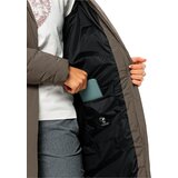 Jack Wolfskin Zunanji plašč 'Marienplatz' mokka / črna | Shoptok.si