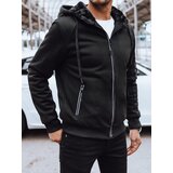 DStreet Rozpinana bluza męska ocieplana czarna | shoptok.hr