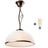  Brilagi - LED luster na šipci ANTICO 1xE27/60W/230V bronzana patina | Eponuda.com