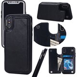 INF Usnjeno ohišje s prostorom za kartice za Samsung Galaxy S22 Ultra - Črno, (5000275094) | Shoptok.si
