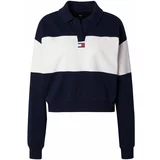 Tommy Jeans Sweater majica morsko plava / crvena / bijela