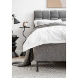 Miuform Siva oblazinjena zakonska postelja z letvenim dnom 140x200 cm Eve – | Shoptok.si