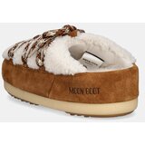 Moon Boot Čizme za snijeg od brušene kože MB EVX MULE SHEARLING boja: smeđa, s platformom, 80D1470100 MA03 | shoptok.hr
