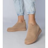 Gemre Merinsa slip-on sock sneakers in brown | Shoptok.si