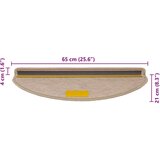 vidaXL Samoljepljivi otirači za stepenice 30kom 65x21x4cm boja pijeska | shoptok.hr