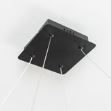  Brilagi - LED prigušiva luster na sajli FALCON SLIM LED/50W/230V 50x50 cm crna + daljinski upravljač | Eponuda.com