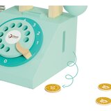 Classic World Drvena igračka Plavi retro telefon | ePonuda.com