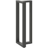  Noge za barski stol T-oblika 2 kom antracit 40x35x(110-111) cm čelik | Eponuda.com