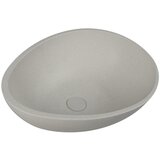 Sapho Svetlo siv betonski umivalnik 53x39 cm Punc – | Shoptok.si
