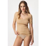 Covert Underwear Ženska potkošulja kratkih rukava u boji kože Cijene