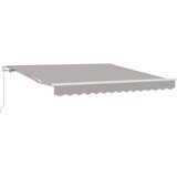 Nadstrešnica Svijetlo siva 300 x 250 x 165 cm Poliester | shoptok.hr