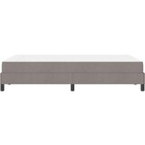  Postelja z vzmetnico z vzmetnico Taupe 120 x 200 cm blago | Shoptok.si