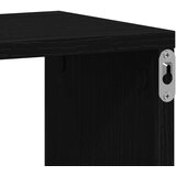  Zidna polica - Crni hrast 85 x 16 x 52.5 cm Izrađena od konstruiranog drva | shoptok.hr
