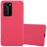 Cadorabo Case, združljiv s Huawei v Candy Red - Zaščitni pokrov, narejen iz fleksibilnega silikona TPU, (20572314) | Shoptok.si