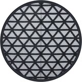 Vanjski tepih ARAKIL crni Ø 160 cm PP | shoptok.hr