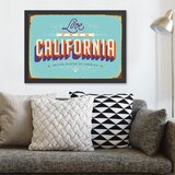 Wallity Uramljena slika California, 40x55 cm | ePonuda.com