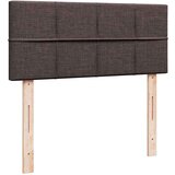  Box spring postelja z vzmetnico temno rjava 90x200 cm blago, (21305469) | Shoptok.si