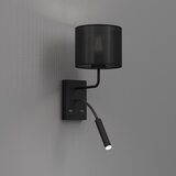  Zidna lampa LOFT SHADE 1xE27/60W+1xG9/8W/230V crna | Eponuda.com