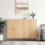 vidaXL Stenska omarica 2 kosa sonoma hrast 69,5x34x90 cm | Shoptok.si