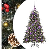  Umjetno božićno drvce Zelena 120 cm PVC, Plastika i Čelik Slike