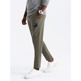 Ombre Men's sweatpants with logo - olive Cijene