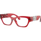 Versace Okvir za naočare 0VE3367U 5495 52, Crveni | Eponuda.com