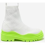 Resti White-green women's flat-heeled boots Seritis - Footwear | Shoptok.si